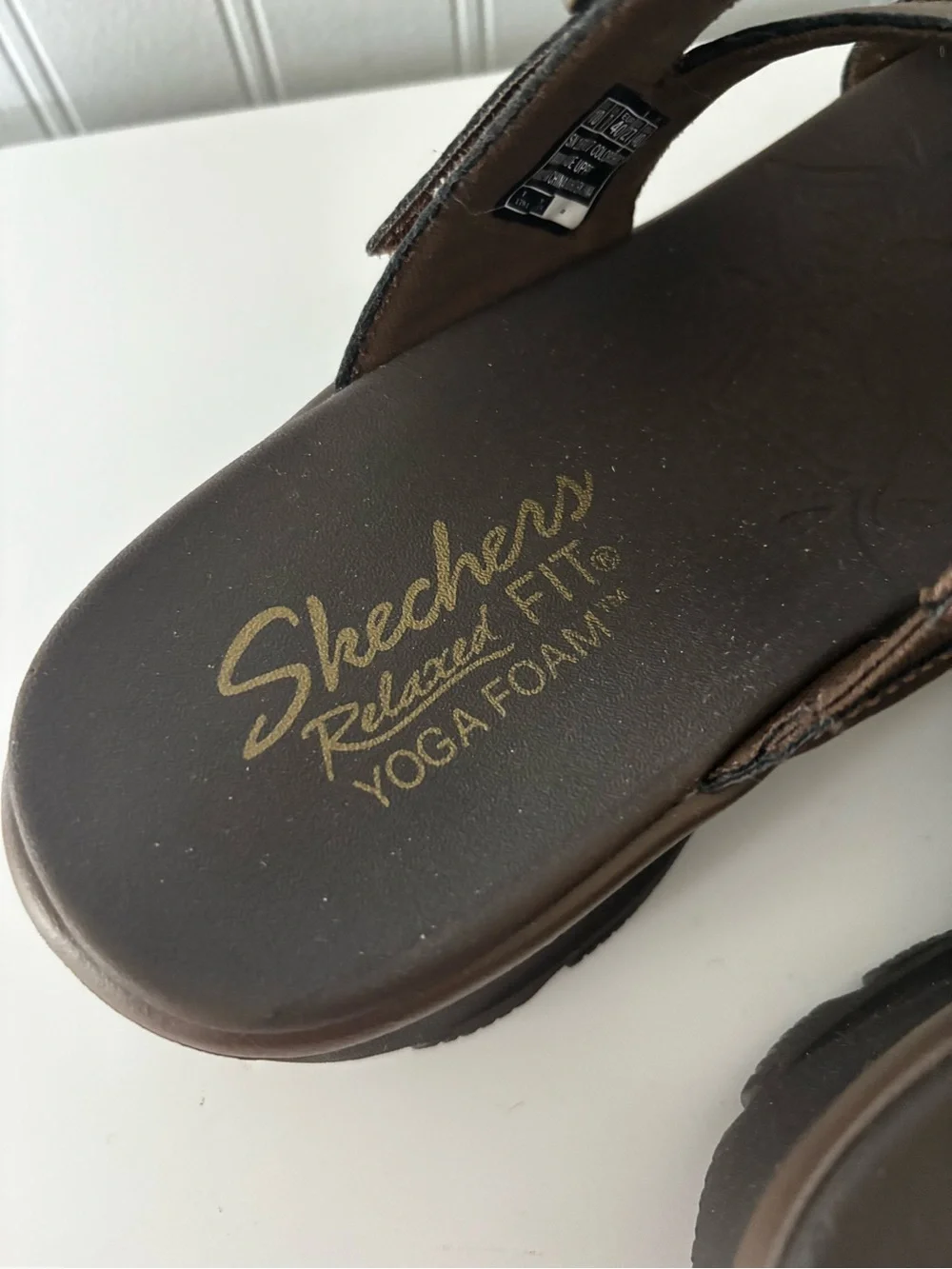 Skechers Women's Dark Brown Buckle Slide Mules - Picture 7 of 10